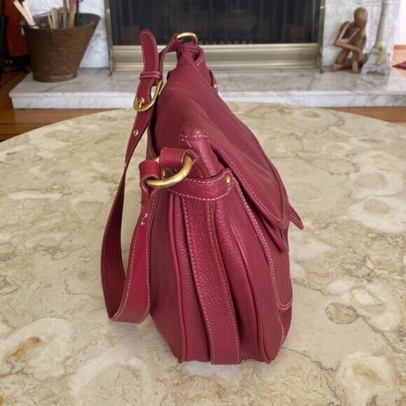 MAXXIMUM Genuine Pebble Leather Large Hobo Style Shoulder Bag - Picture 3 of 14